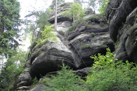 Einstieg zur Häntzschelstiege