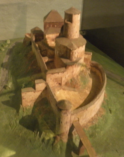 Model der Burg Weesenstein (Museum Schloß Weesenstein)