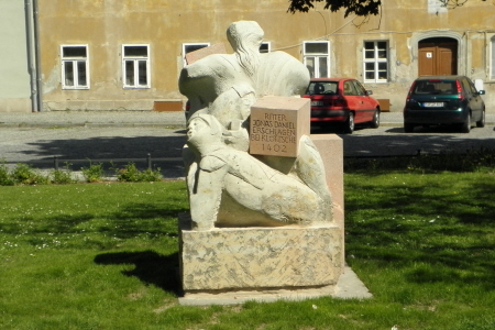 Jonas Daniel Denkmal auf dem Markt
