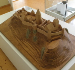Model der Burg Dohna aus dem Heimatmuseum