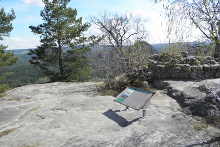 Oberburg, Burgplateau